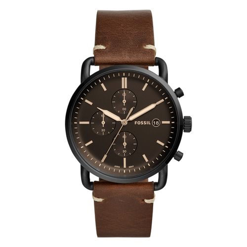 Relógio Fossil Masculino Casual The Commuter Chrono Marrom - FS5403/0MN Relógio Fossil Masculino Casual The Commuter Chrono Marrom - FS5403/0MN