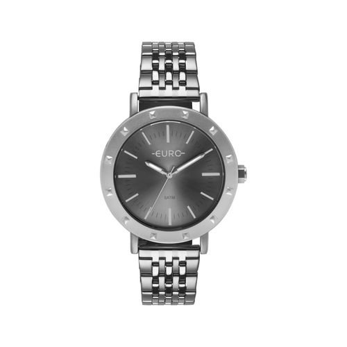 Relógio Euro Feminino Spike Fever Casual Prata EU2035YPG/3K Relógio Euro Feminino Spike Fever Casual Prata EU2035YPG/3K