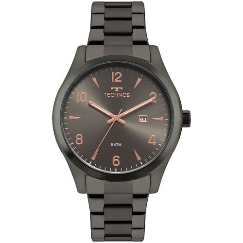Relógio Technos Masculino Steel Grafite 2115MRY/4C Relógio Technos Masculino Steel Grafite 2115MRY/4C
