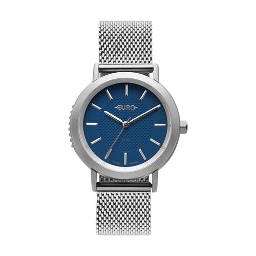 Relógio Euro Feminino Strong Woman Spikes Prata EU2036YNA/3A Relógio Euro Feminino Strong Woman Spikes Prata EU2036YNA/3A