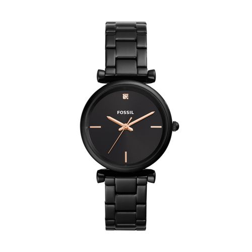 Relógio Fossil Carlie Feminino Preto Relógio Fossil Carlie Feminino Preto