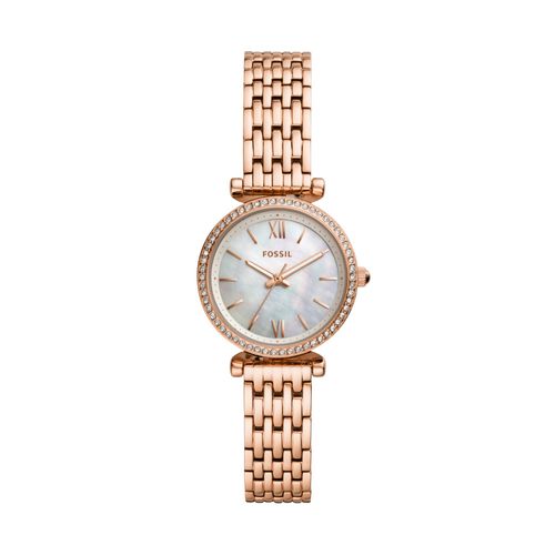 RELÓGIO FOSSIL FEMININO MINI CARLIE ROSÉ ES4648/1JN RELÓGIO FOSSIL FEMININO MINI CARLIE ROSÉ ES4648/1JN