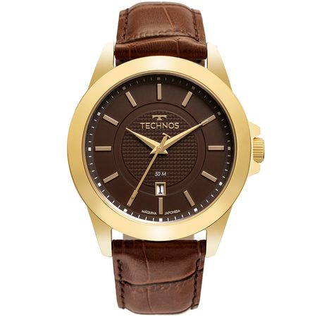 Relógio Technos Masculino Steel Dourado - 2115MYA/0M