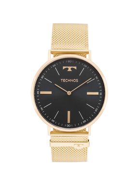 Relógio Technos Unissex Slim Dourado Relógio Technos Unissex Slim Dourado