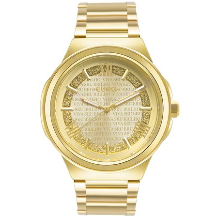 Relógio Euro Feminino Glitz Dourado - EU2036YTC/4D
