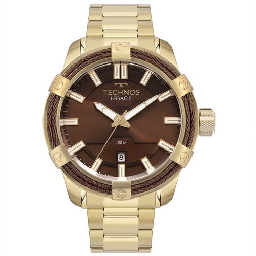 Relógio Technos Masculino Legacy Dourado