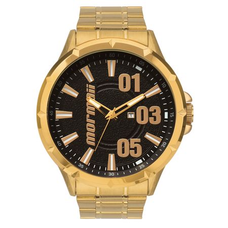 Relógio Mormaii Masculino Steel Basic Dourado - MO2015AA/4D