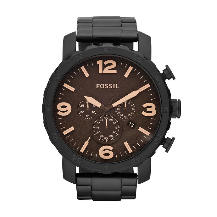 Fossil-faz-relogios-que-sao-tao-legais-quanto-eles-sao-funcionais.-Este-relogio-masculino-da-colecao-Nate-possui-um-design-arrojado-com-pulseira-de-aco-preto.