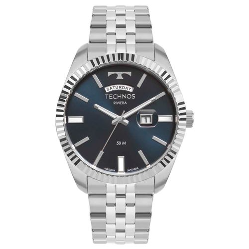Relógio Technos Masculino Riviera Prata - 2350AI/1A 2350AI/1A