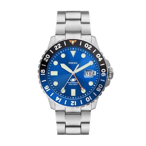 Relógio Fossil Masculino Fossil Blue Prata - FS5991/1AN