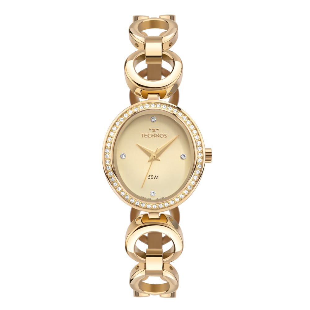Technos Relógio Technos Feminino Elos Dourado - 2035MYP/1X