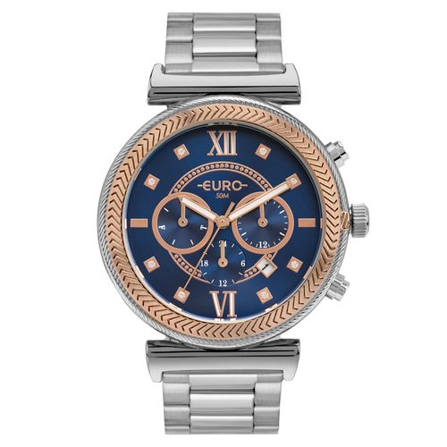 Relógio Euro Feminino Big Case Bicolor - EUJP25AW/4K EUJP25AW/4K