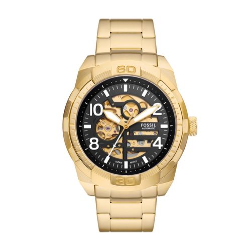 Relógio Fossil Masculino Bronson Dourado