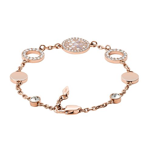 Pulseira Fossil Feminino Rosé - JF01739791/I