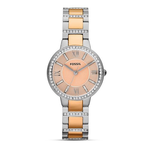 Relógio Fossil Feminino Virginia Bicolor - ES3405/1KI