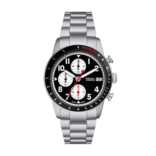 Relógio Fossil Masculino Sport Tourer Prata - FS6045/1KN