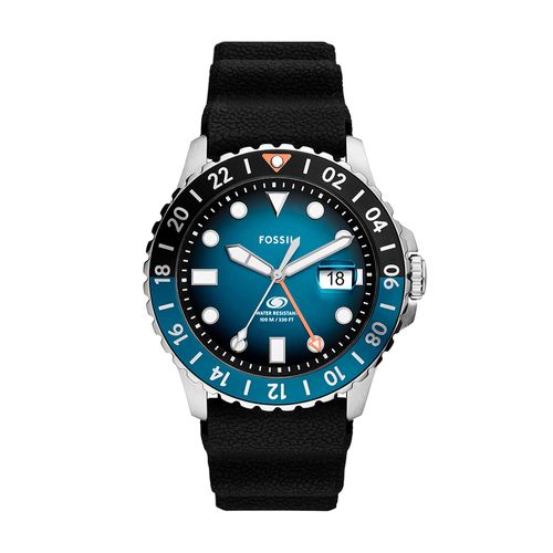 Relógio Fossil Masculino Blue Prata - FS6049/2KN