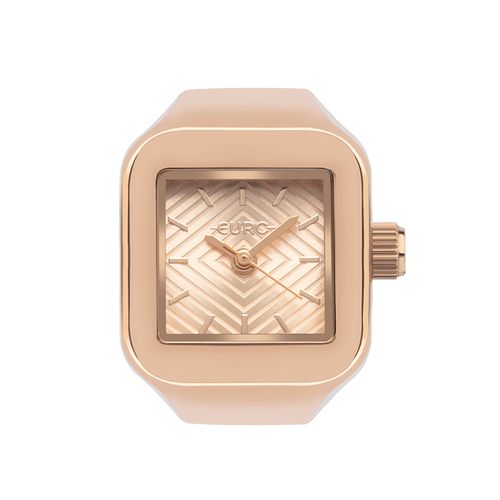 Relógio Anel Euro Feminino Unique Rosé - EU2035YWY/4JI