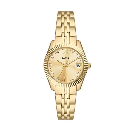Relógio Fossil Feminino Scarlette Dourado - ES5338/1DN