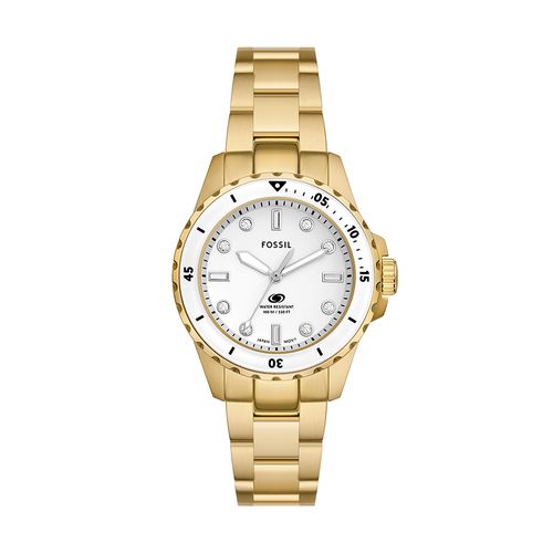 Relógio Fossil Feminino Blue Dourado - ES5350/1DN