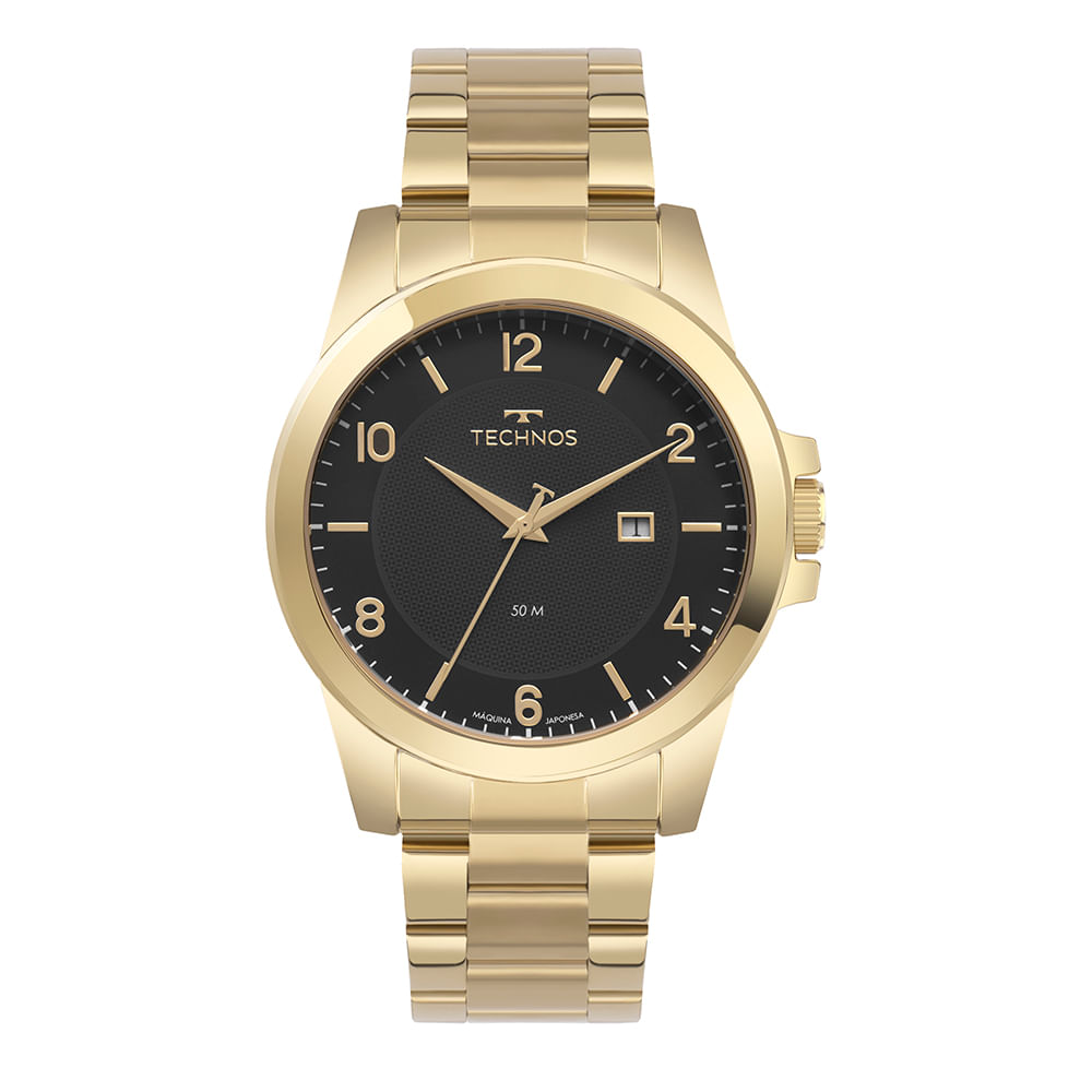 Relógio Technos Masculino Digitech Dourado - BJ3940AA/1P