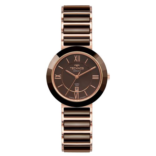 Relógio Technos Feminino Cerâmica Rosé - 2015CEV/1M 2015CEV/1M