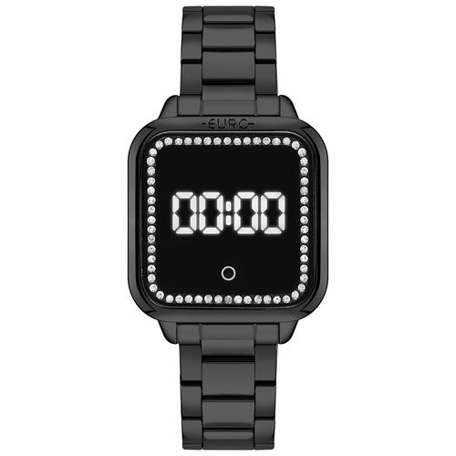 Relógio Euro Feminino Fashion Fit Led Preto - EUMD2404AC/4P