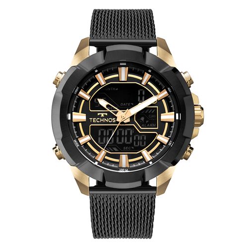 Relógio Technos Masculino Digitech Bicolor