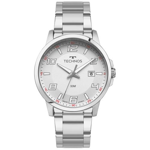 Relógio Technos Masculino Racer Prata - 2315LAT/1K