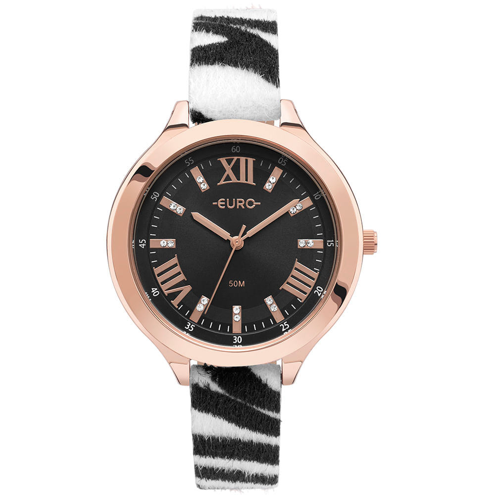 Relógio Euro Feminino Collection Rosé