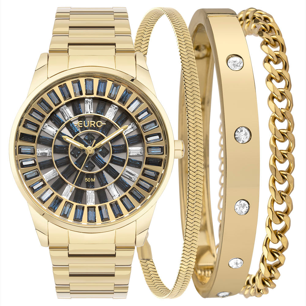 Kit Euro Feminino Soul Dourado
