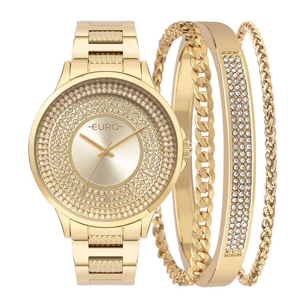 Kit Euro Feminino Soul Dourado