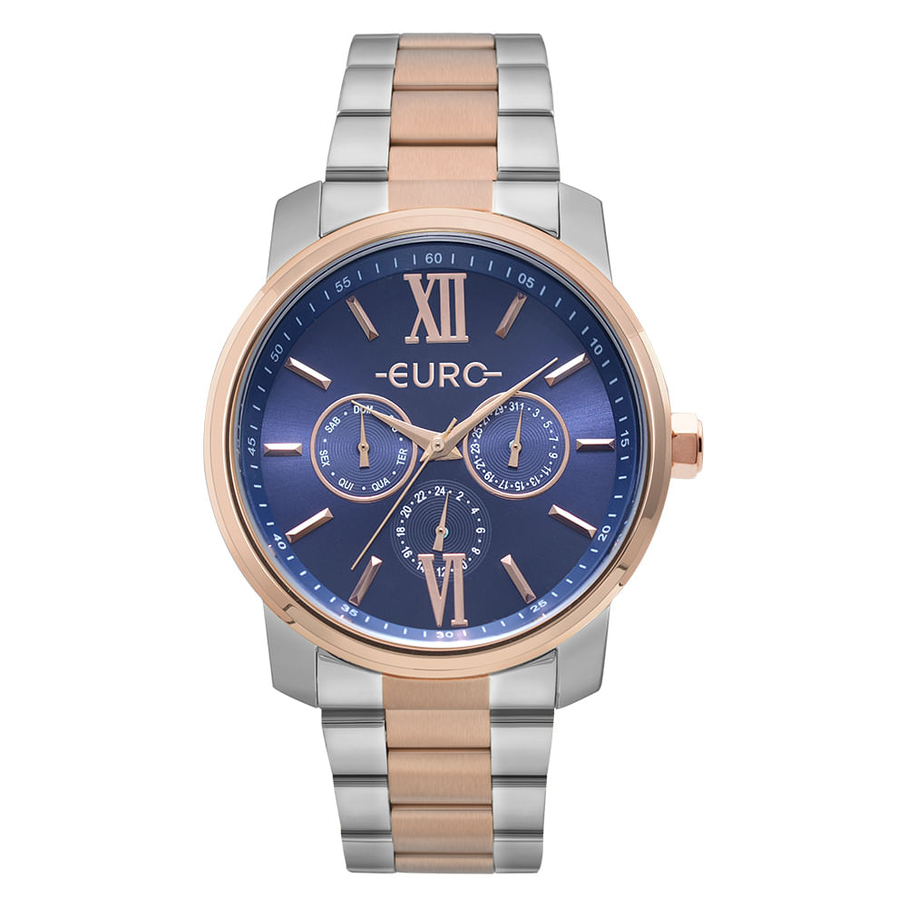 Relógio Euro Feminino Multiglow Bicolor