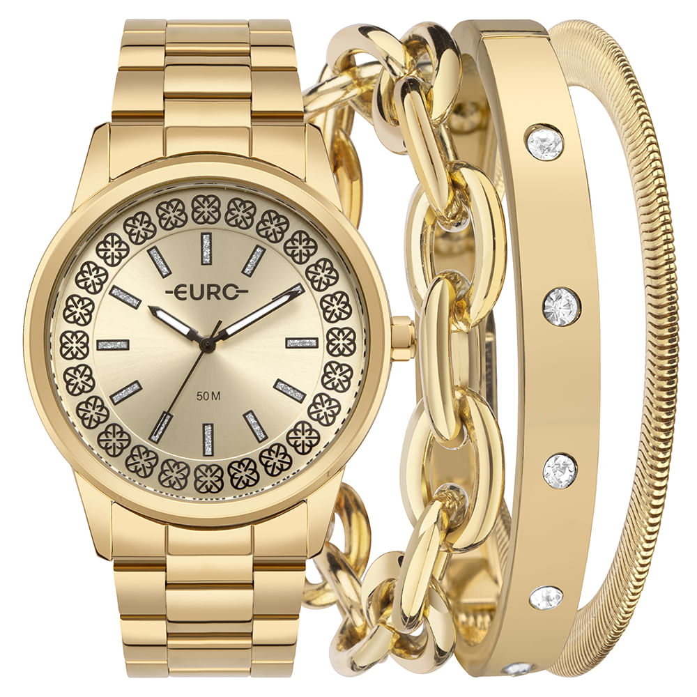 Kit Euro Feminino Soul Dourado