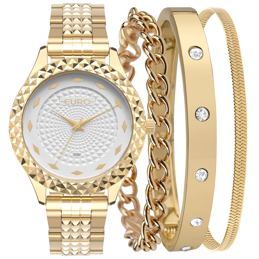 Kit Euro Feminino Soul Dourado