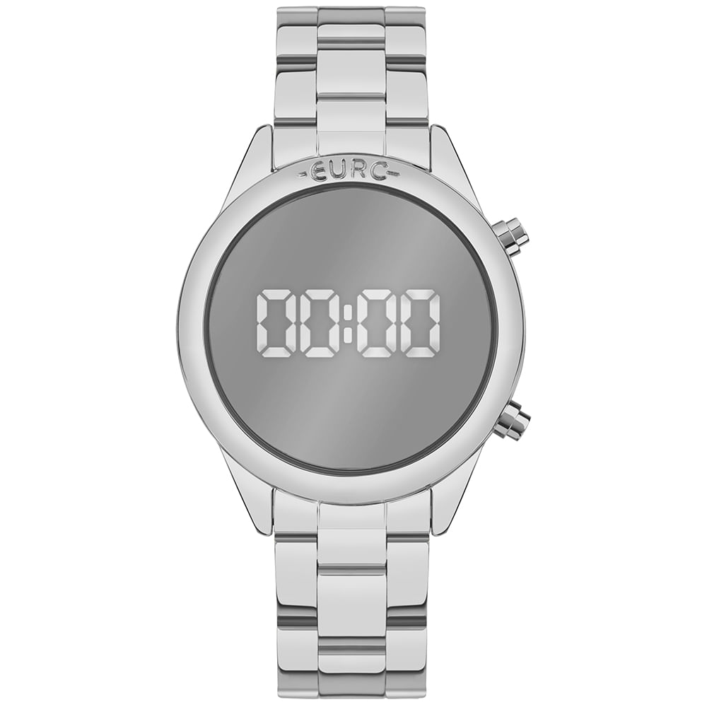 Relógio Euro Feminino Fashion Fit Reflexos Prata