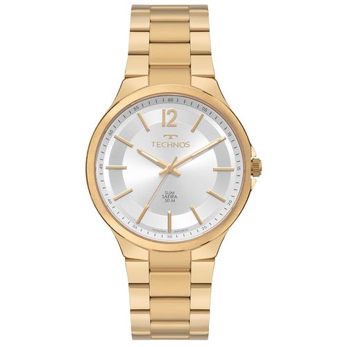 Relógio Technos Masculino Slim Dourado - GL32BK/1K