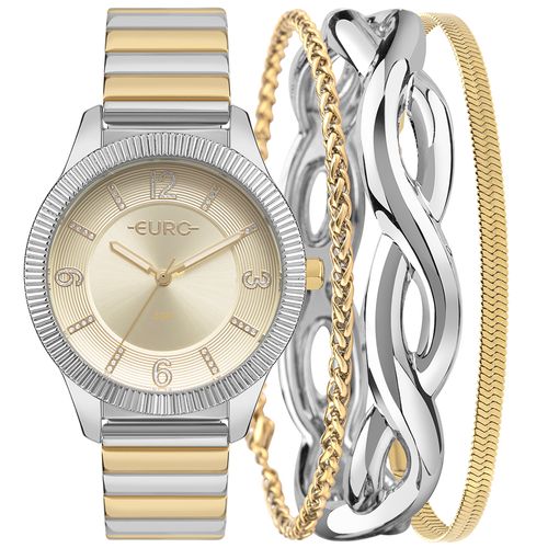 Relógio Euro Feminino Mix Bicolor - EU2036YUW/K4D