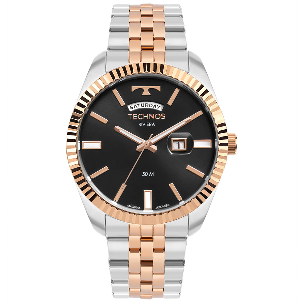 Relógio Technos Masculino Riviera Prata - 2350AI/1A