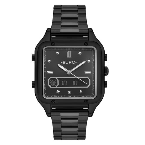 Relógio Euro Feminino Fashion Fit Sporty Preto - EUBJ3890ABC/4P