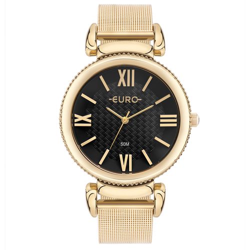Relógio Euro Feminino Glitz Dourado - EU2035YVP/4P