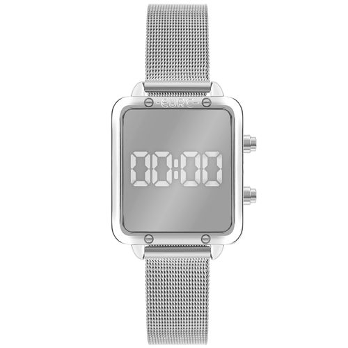Relógio Euro Feminino Fashion Fit Reflexos Prata - EUMD27AAA/4K - Relógio Euro Feminino Ff Reflexos Prata - EUMD27AAA/4K