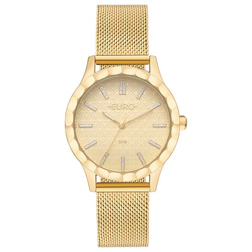 Relógio Euro Feminino Glitz Dourado - EU2036YVW/4D