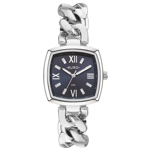 Relógio Euro Feminino Chains Prata - EU2035YYY/4A