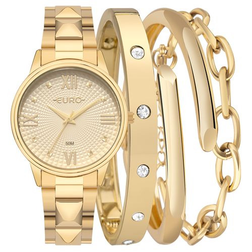 Relógio Euro Feminino Mix Dourado - EU2035YYQ/K4D