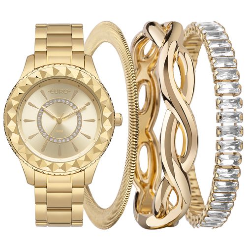 Relógio Euro Feminino Mix Dourado - EU2036YUU/K4D