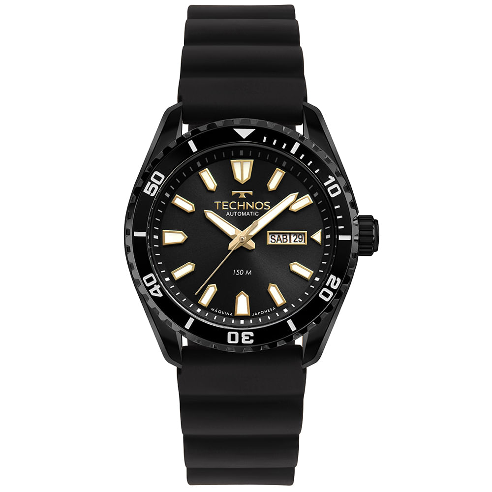 Relógio Masculino Automático Bicolor Technos - 8205PB/2P