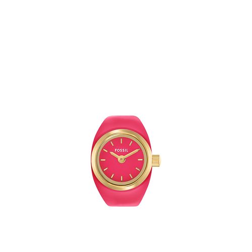 Relógio Anel Fossil Feminino Dourado - ES5414/1TN - Relógio Fossil Feminino Watch Ring - ES5414/1TN