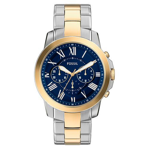 Relógio Fossil Masculino Grant Bicolor - FS6132/1AN - Relógio Fossil Masculino Grant - FS6132/1AN