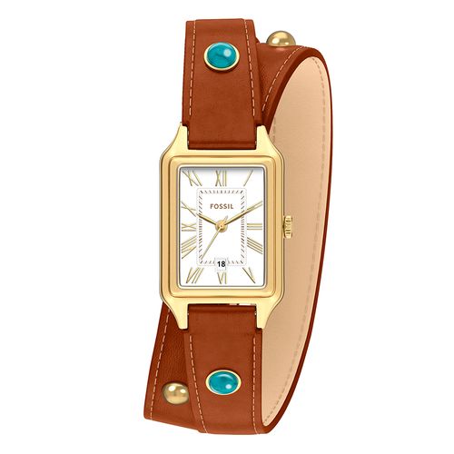 Relógio Fossil Feminino Raquel Dourado - ES5418/0BN - Relógio Fossil Raquel Dourado - ES5418/0BN